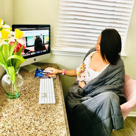 15 lb Weighted Blanket - Cooling, Cotton, Queen - Picture 10 of 17